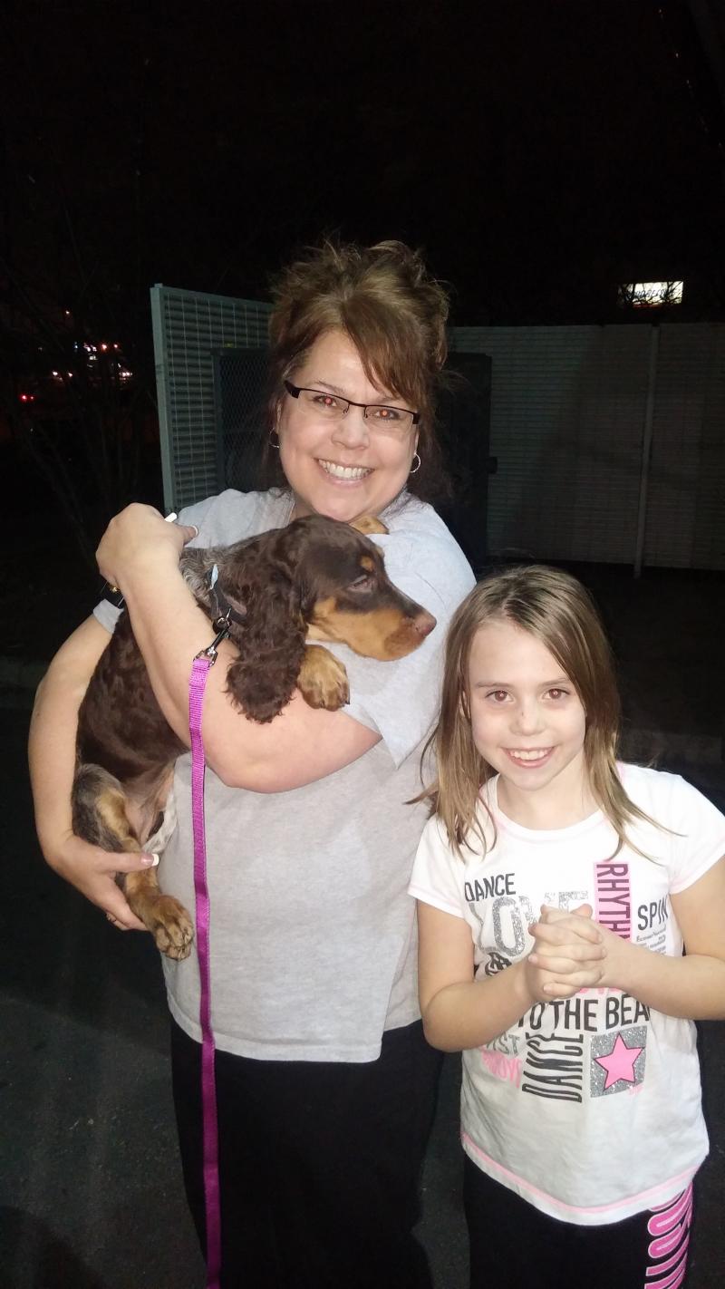 Picking Lolita up at the Chicago airport after her 10 hour flight from the U.K.